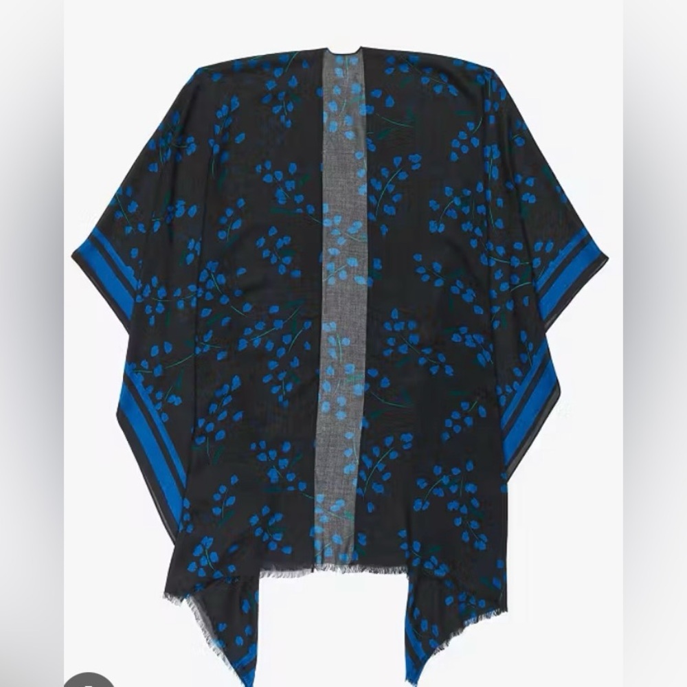 NWT Kate Spade Sea Breeze Light Scarf Shawl Roana Cover Up Wrap Super Cute!!